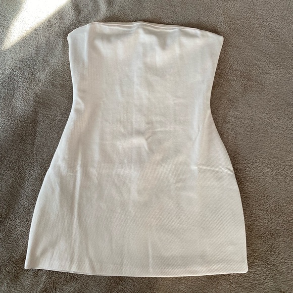 Mango Strapless Dress Size 4 - Picture 2 of 5